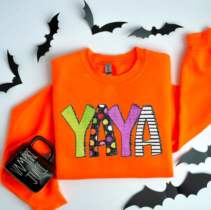 Name Title Halloween Sweatshirt