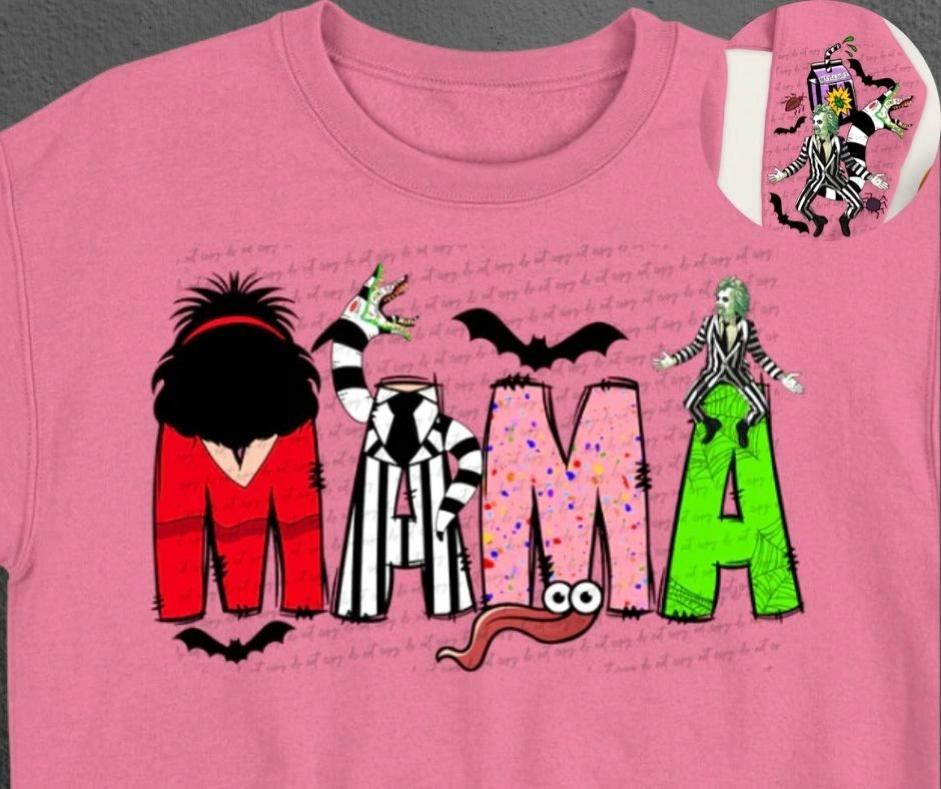 B Juice Mama Shirt With Sleeve Accent