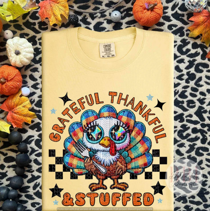 Grateful Thankful Stuffed